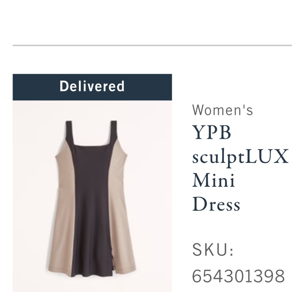 SculptLUX Mini Dress - Black and Tan